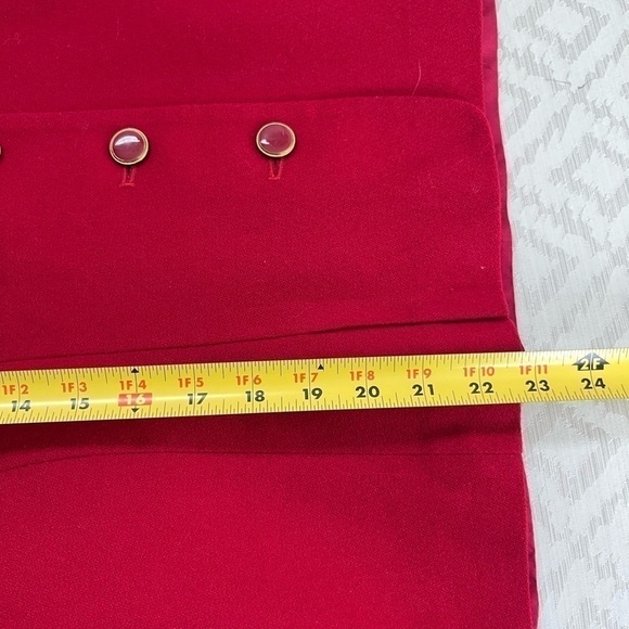 Vintage Pendleton Red Virgin Wool Blazer Jacket Size 14 - Picture 6 of 6